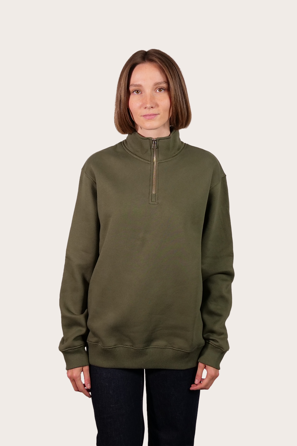 Signature Fleece Quarter Zip Medium