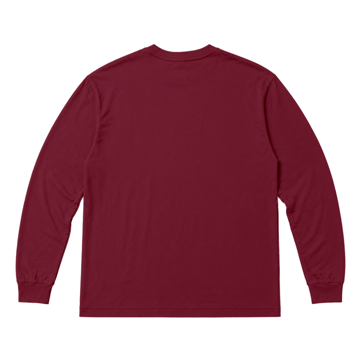 T-shirt TRACE coupe relaxed, coloris bordeaux, vue de dos