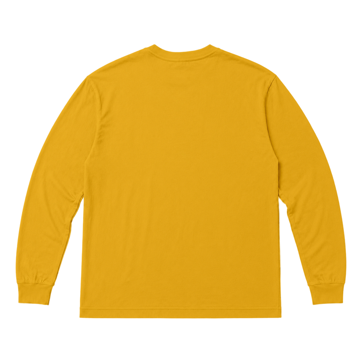 T-shirt TRACE coupe relaxed, coloris moutarde, vue de dos