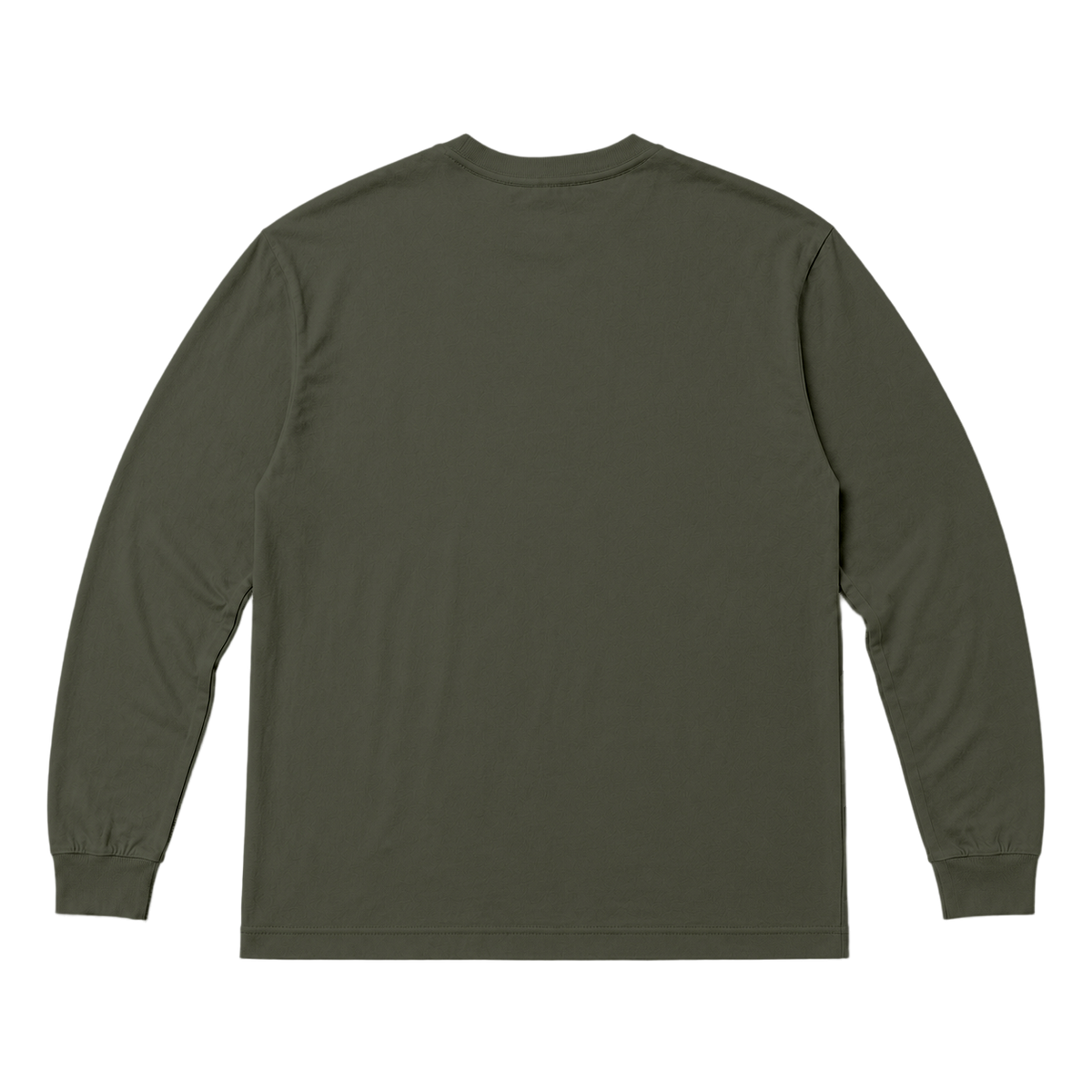 T-shirt TRACE coupe relaxed, coloris olive fonce, vue de dos