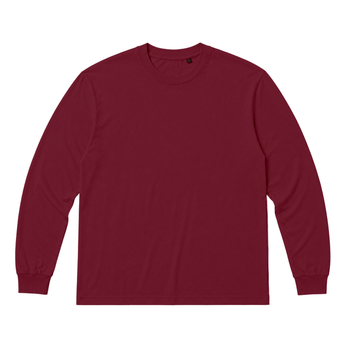 T-shirt TRACE coupe relaxed, coloris bordeaux, vue de face