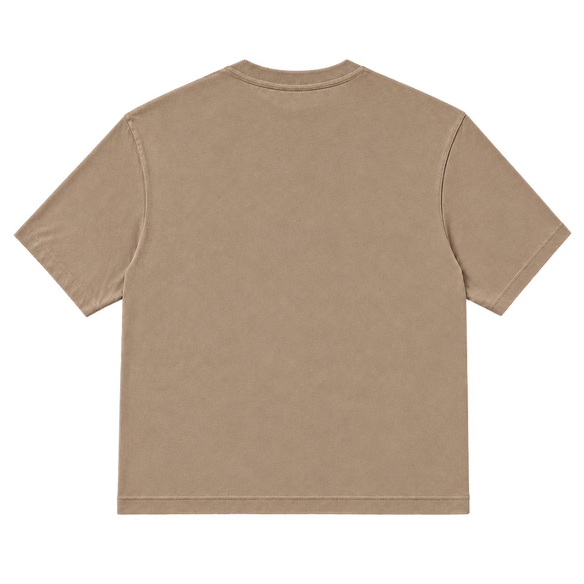 T-shirt EASE coupe relaxed, coloris taupe, vue de dos
