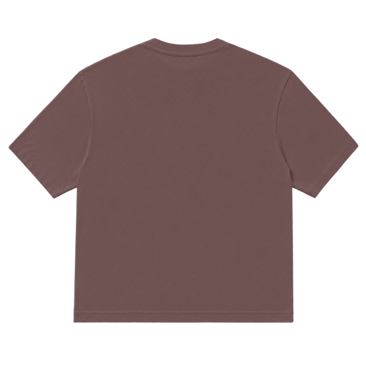 T-shirt EASE coupe relaxed, coloris marron, vue de dos