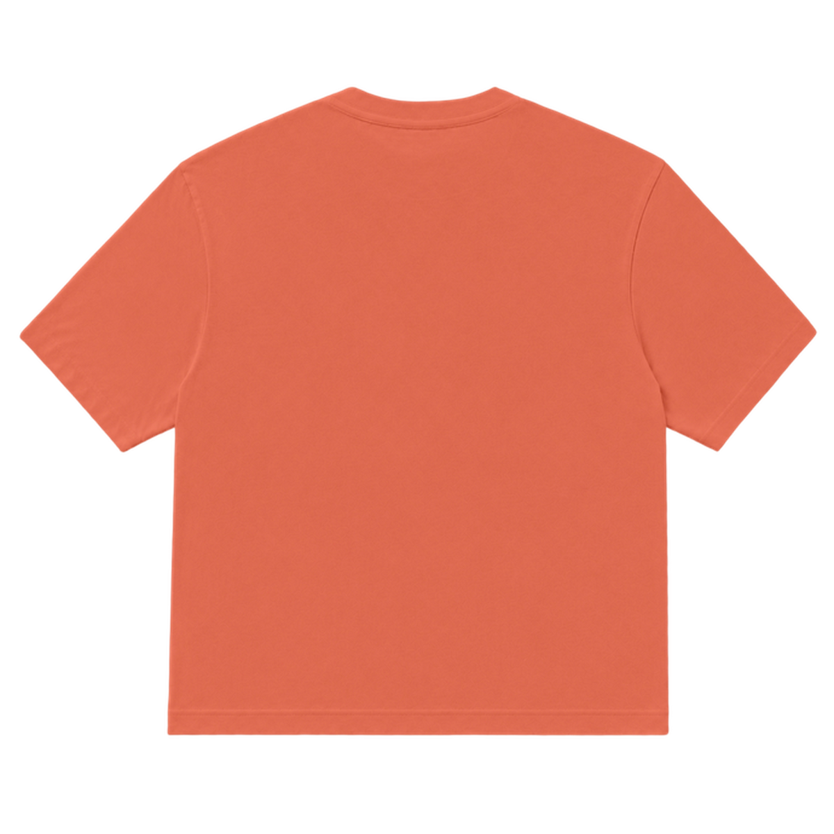 T-shirt EASE coupe relaxed, coloris terracotta, vue de dos