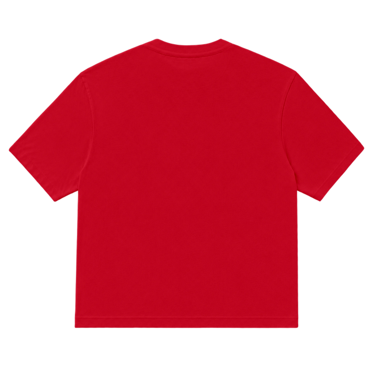 T-shirt EASE coupe relaxed, coloris rouge, vue de dos