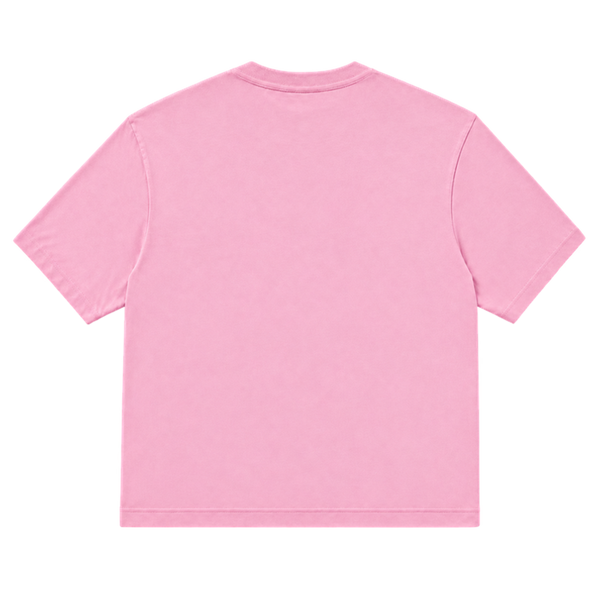 T-shirt EASE coupe relaxed, coloris rose clair, vue de dos