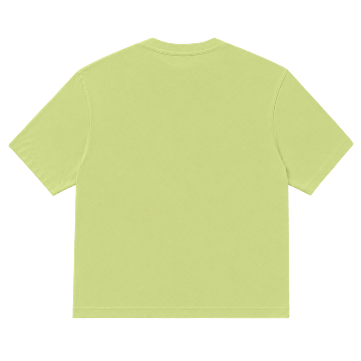 T-shirt EASE coupe relaxed, coloris pistache, vue de dos