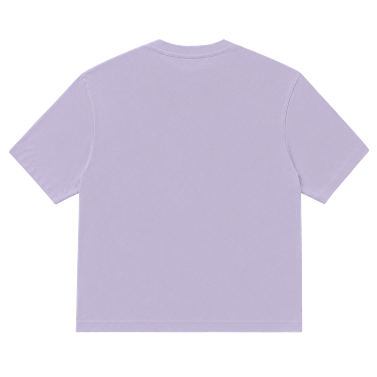 T-shirt EASE coupe relaxed, coloris lavande, vue de dos