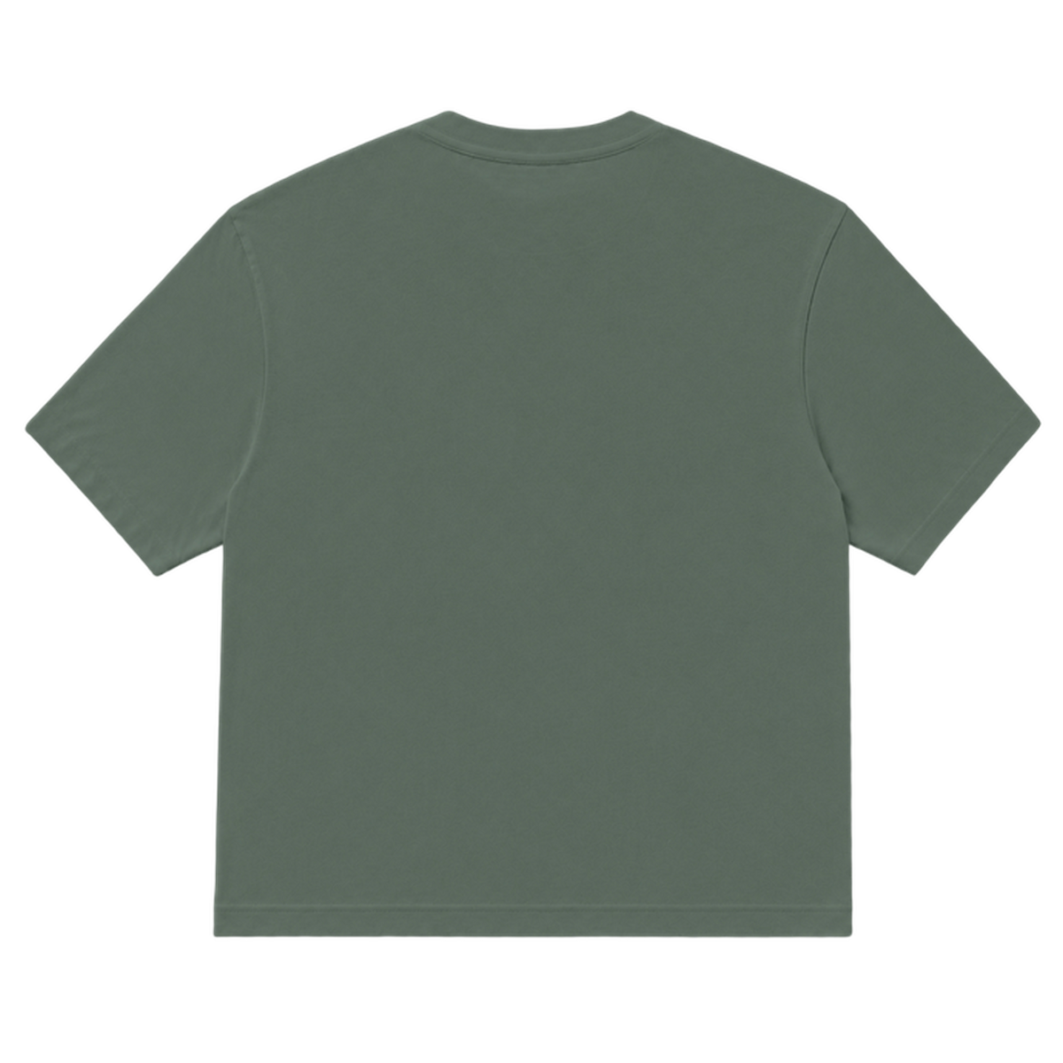 T-shirt EASE coupe relaxed, coloris sauge, vue de dos