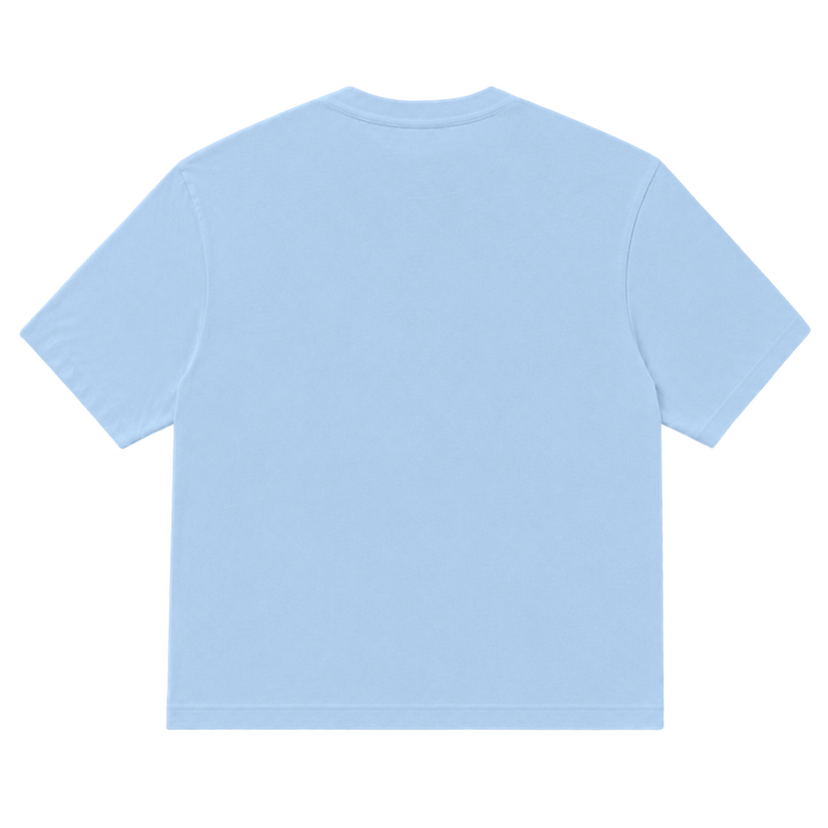 T-shirt EASE coupe relaxed, coloris bleu clair, vue de dos