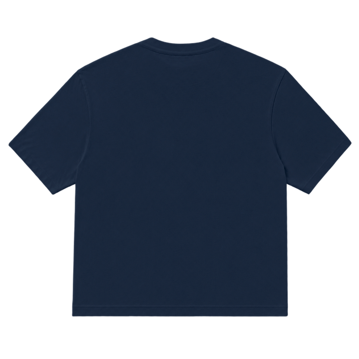 T-shirt EASE coupe relaxed, coloris bleu petrole, vue de dos