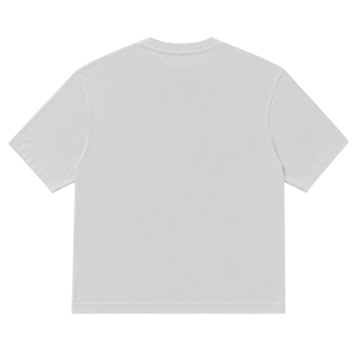 T-shirt EASE coupe relaxed, coloris gris froid, vue de dos