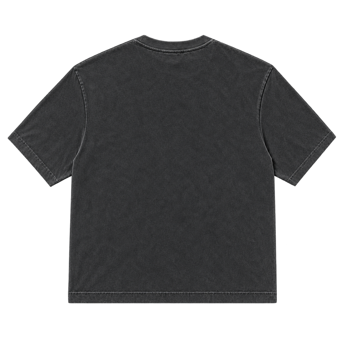 T-shirt EASE coupe relaxed, coloris gris fonce, vue de dos