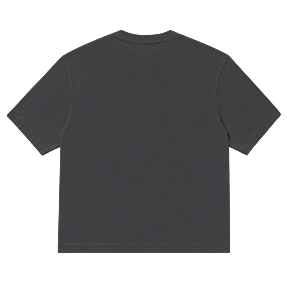 T-shirt EASE coupe relaxed, coloris gris profond, vue de dos