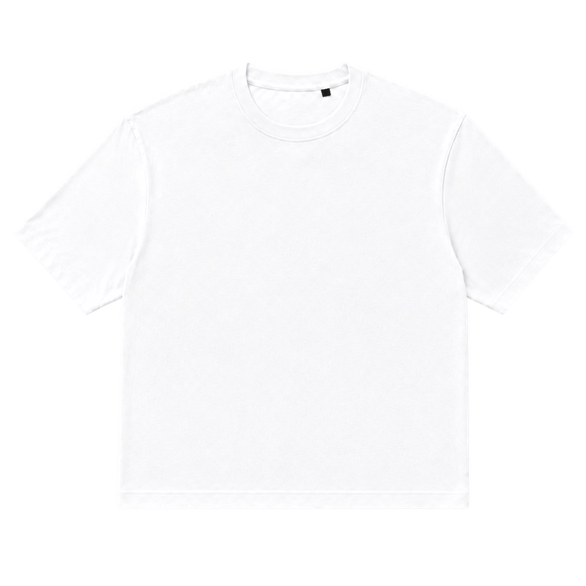 T-shirt EASE coupe relaxed, coloris blanc, vue de face