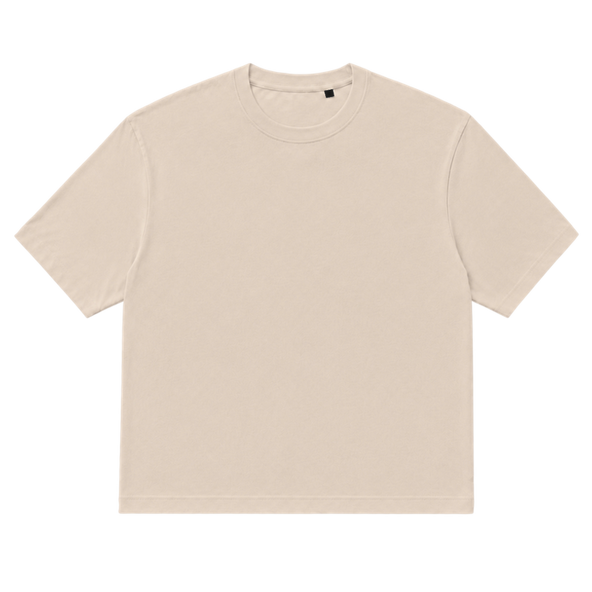 T-shirt EASE coupe relaxed, coloris sable, vue de face