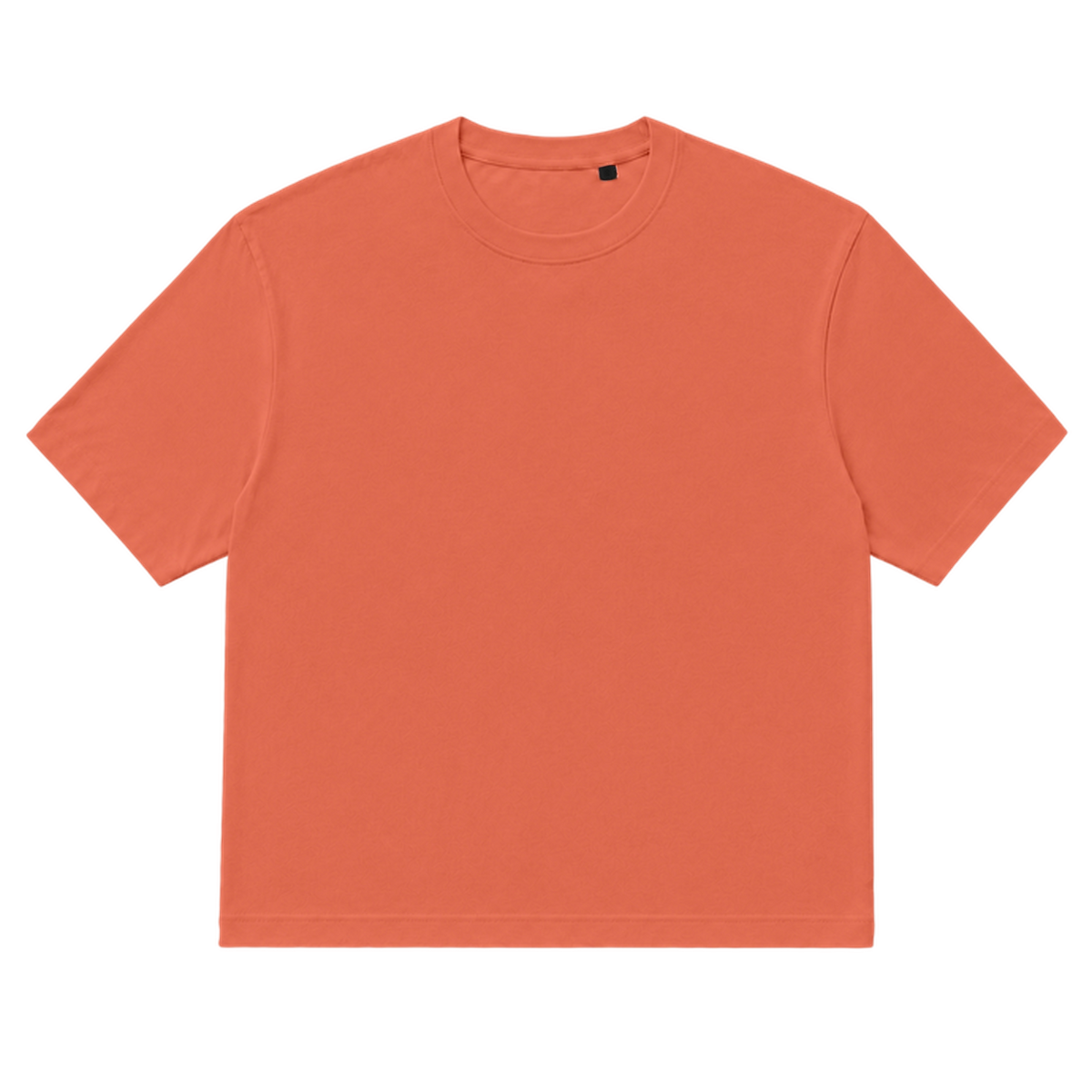 T-shirt EASE coupe relaxed, coloris terracotta, vue de face