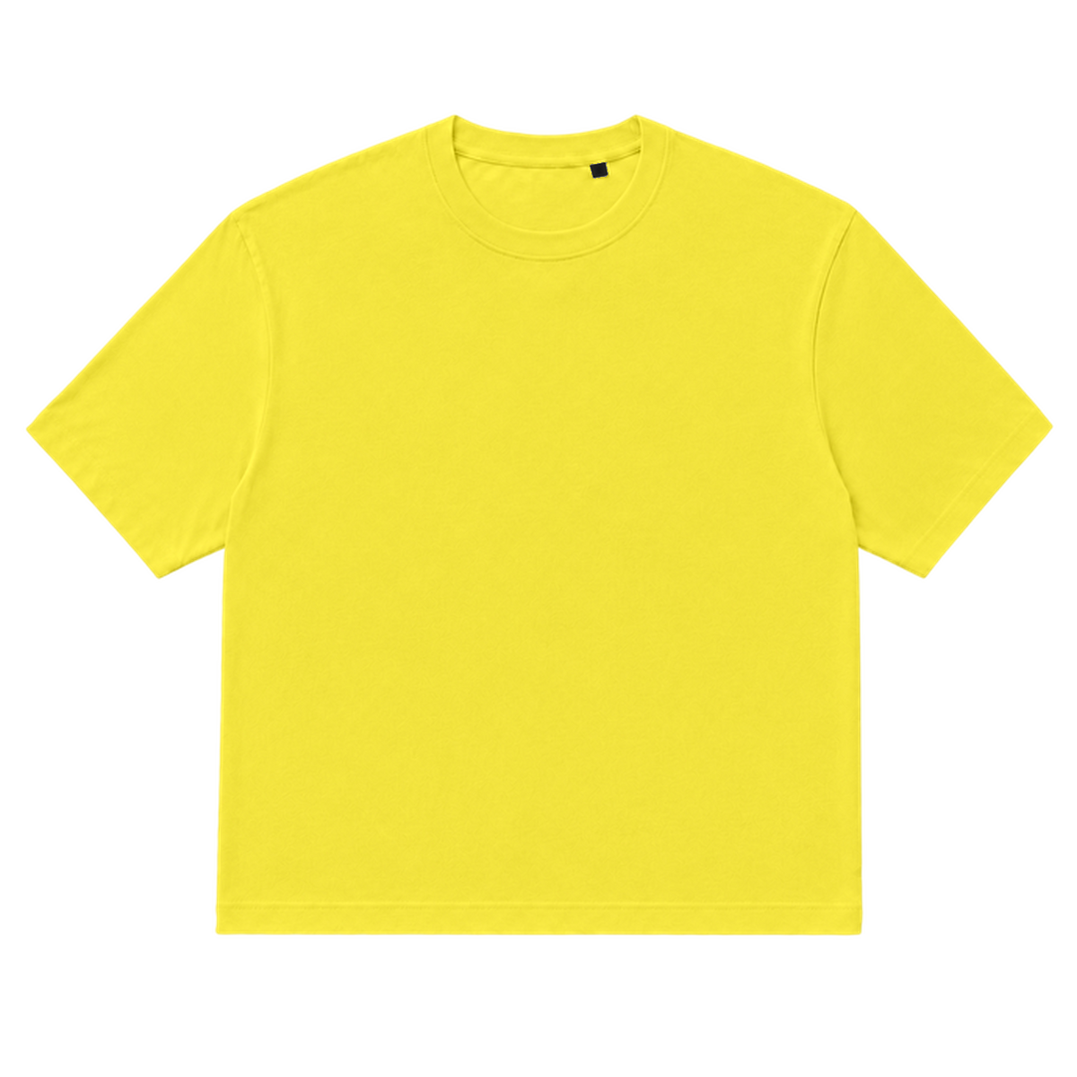T-shirt EASE coupe relaxed, coloris jaune, vue de face