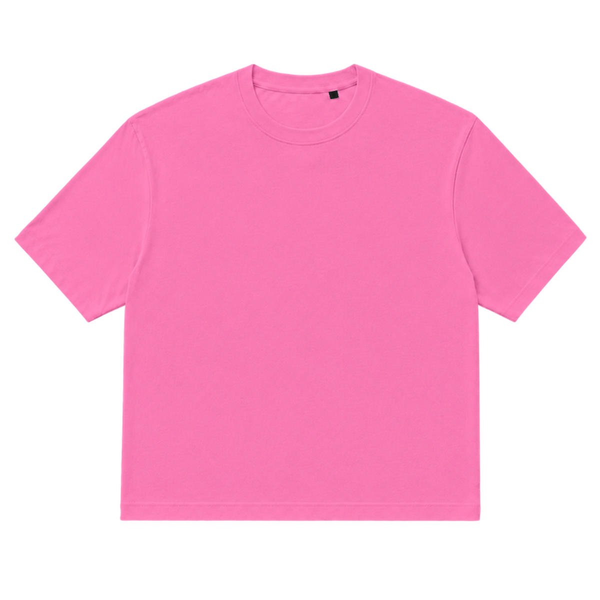 T-shirt EASE coupe relaxed, coloris rose, vue de face