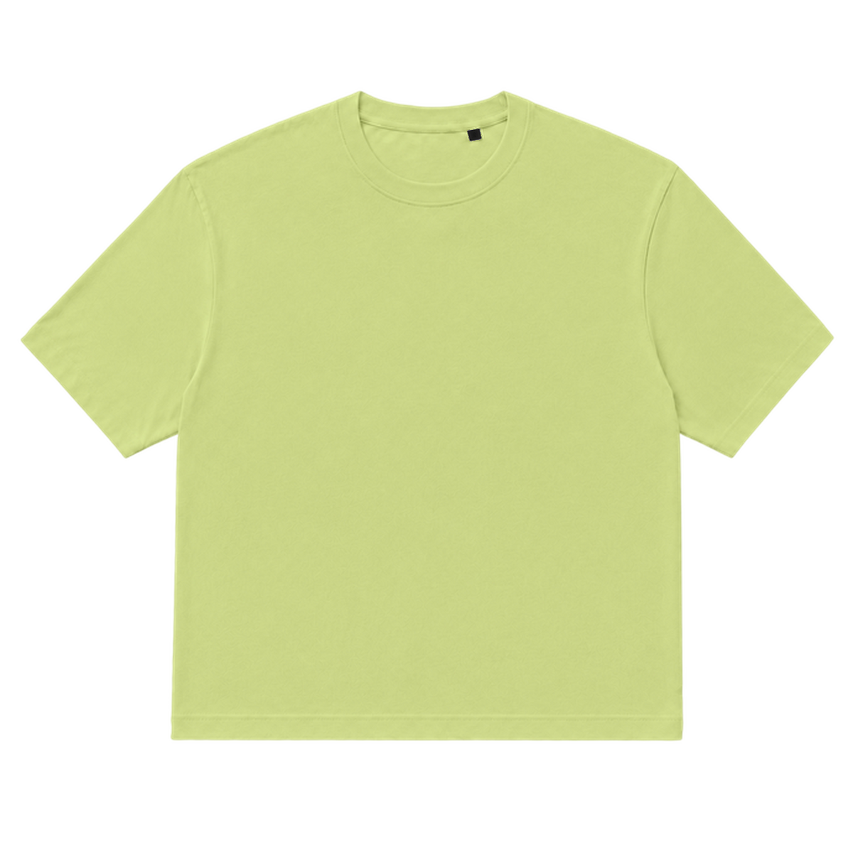 T-shirt EASE coupe relaxed, coloris pistache, vue de face