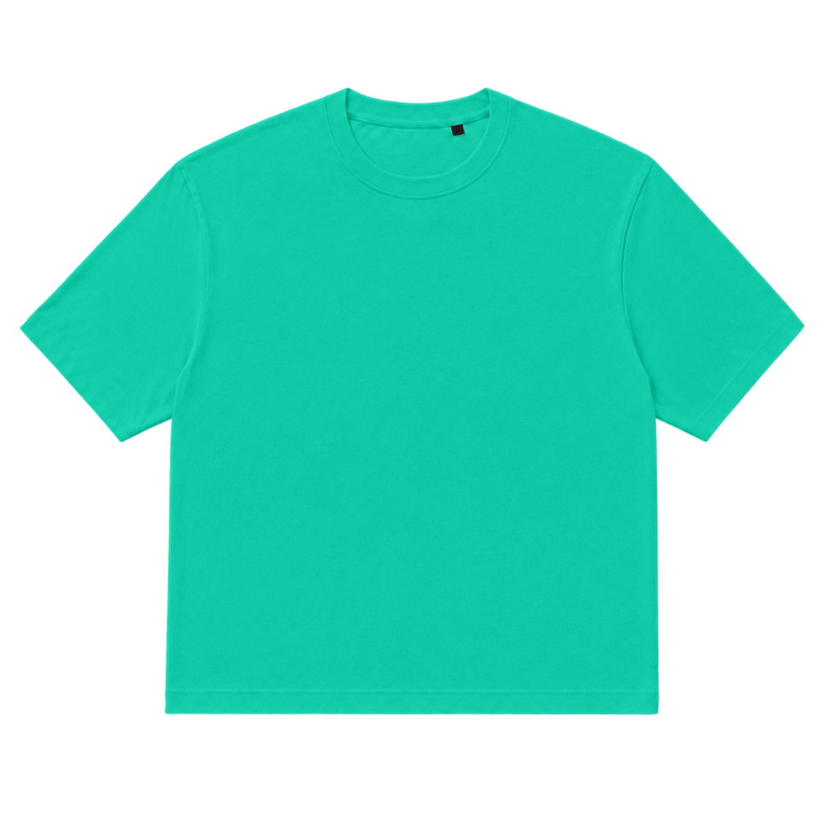 T-shirt EASE coupe relaxed, coloris vert, vue de face