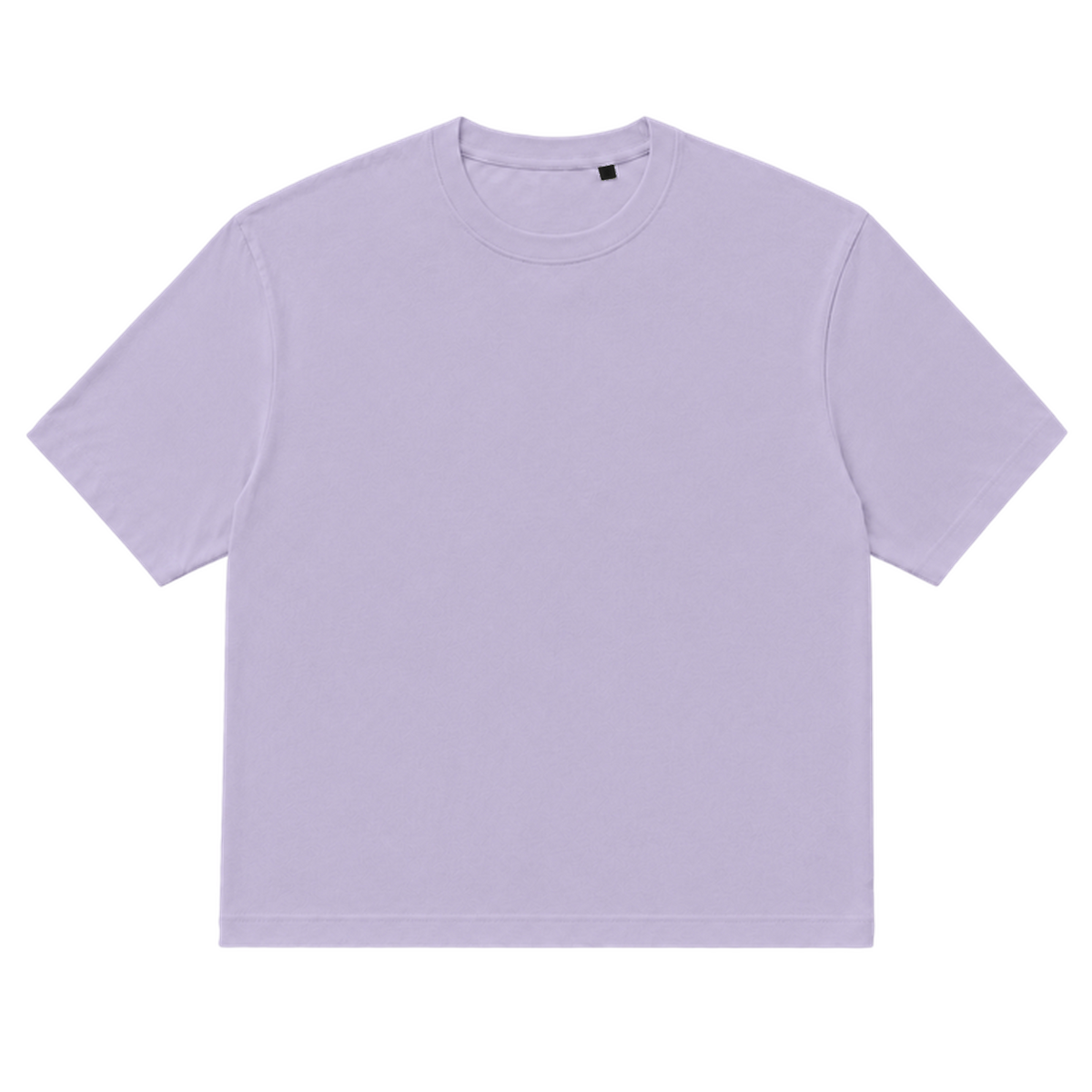 T-shirt EASE coupe relaxed, coloris lavande, vue de face