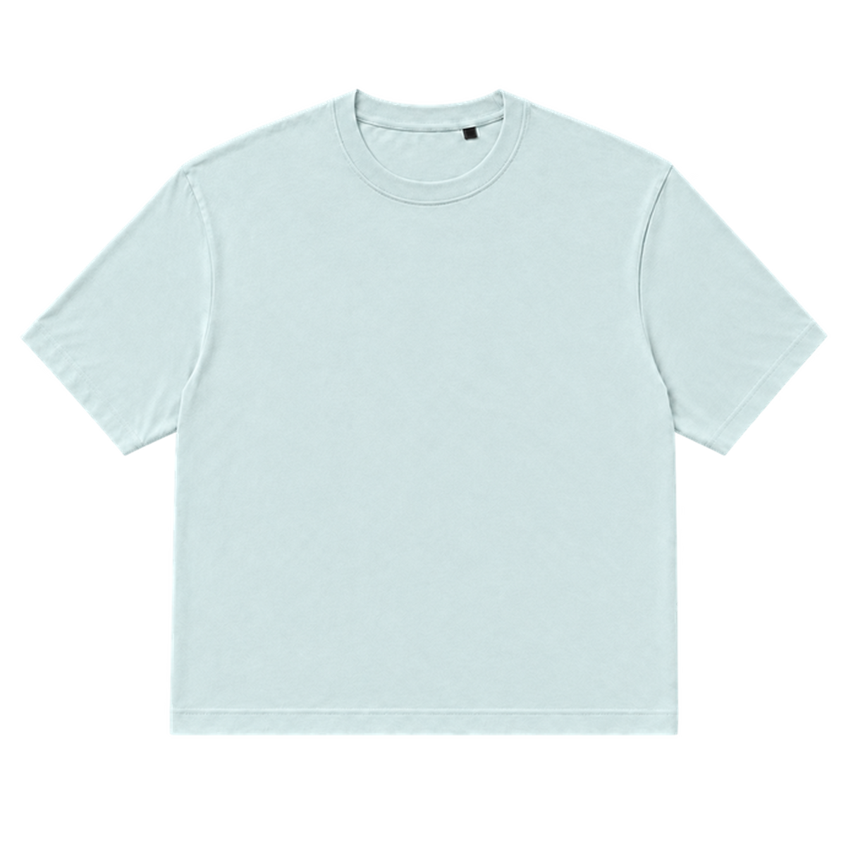 T-shirt EASE coupe relaxed, coloris menthe, vue de face
