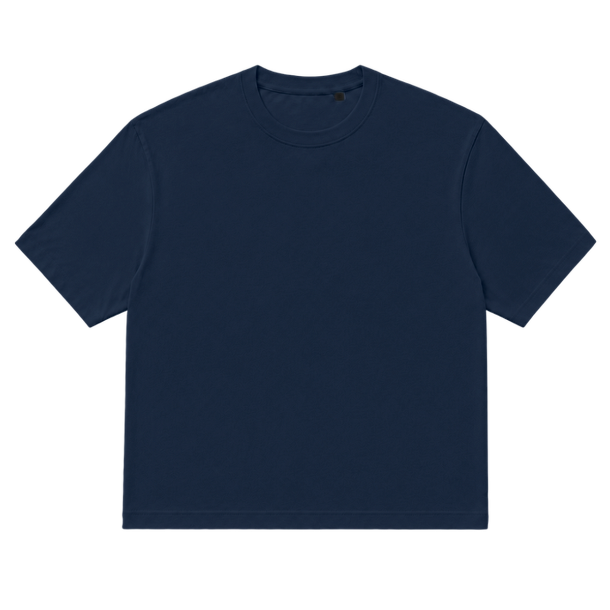 T-shirt EASE coupe relaxed, coloris bleu petrole, vue de face