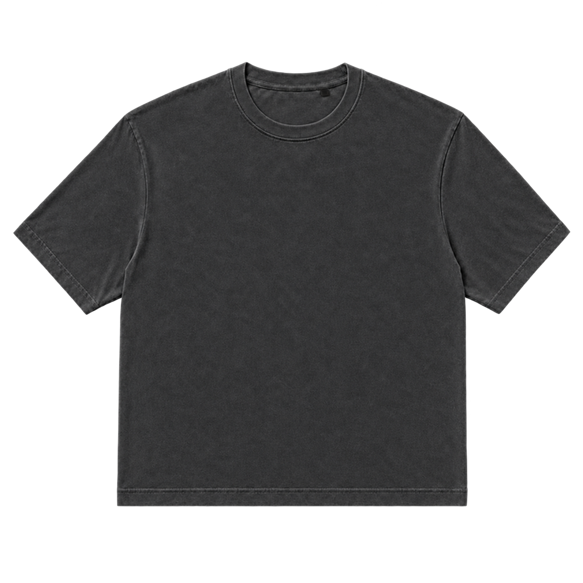 T-shirt EASE coupe relaxed, coloris gris fonce, vue de face