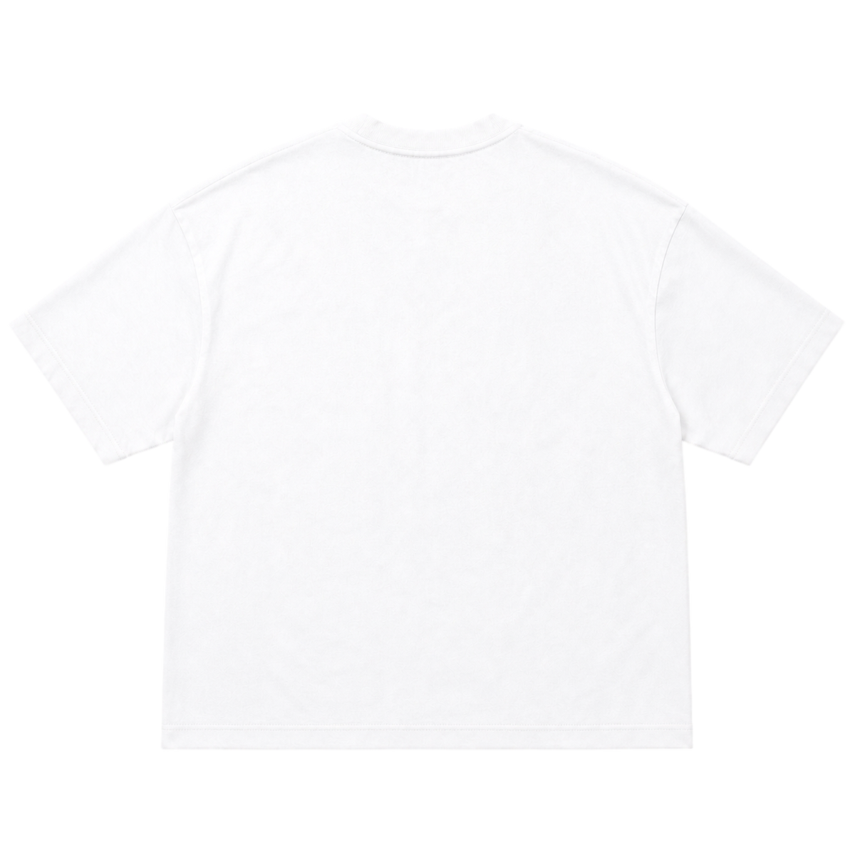 T-shirt FLOW coupe oversized, coloris blanc, vue de dos