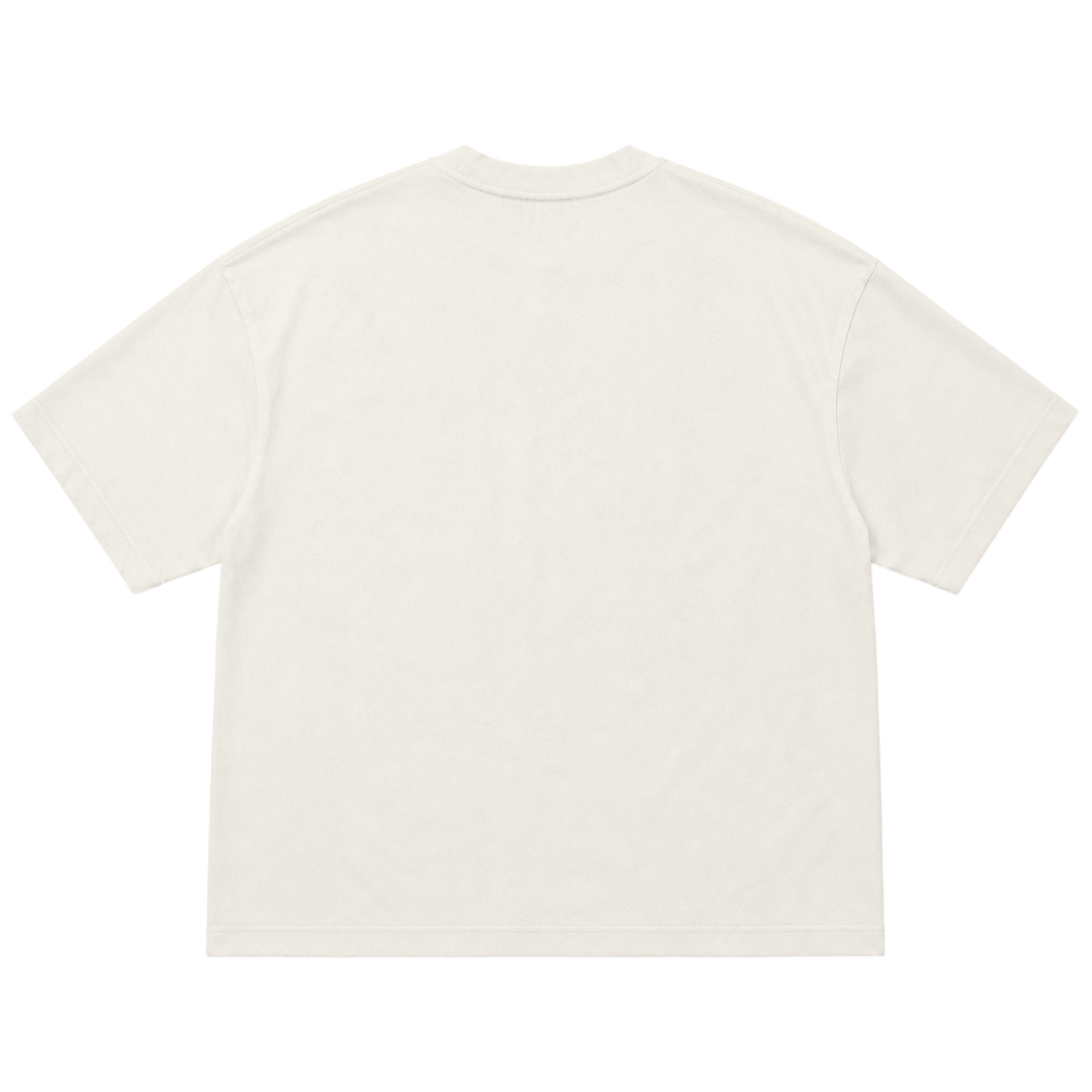 T-shirt FLOW coupe oversized, coloris blanc casse, vue de dos