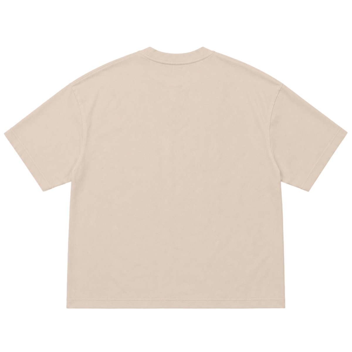 T-shirt FLOW coupe oversized, coloris sable, vue de dos