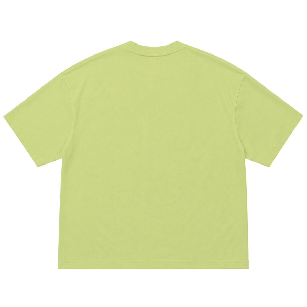 T-shirt FLOW coupe oversized, coloris pistache, vue de dos