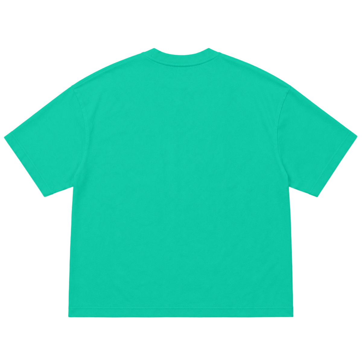 T-shirt FLOW coupe oversized, coloris vert, vue de dos
