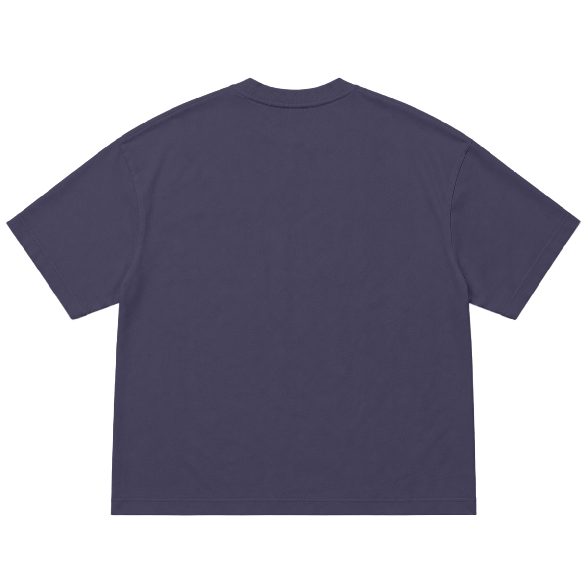 T-shirt FLOW coupe oversized, coloris violet fonce, vue de dos