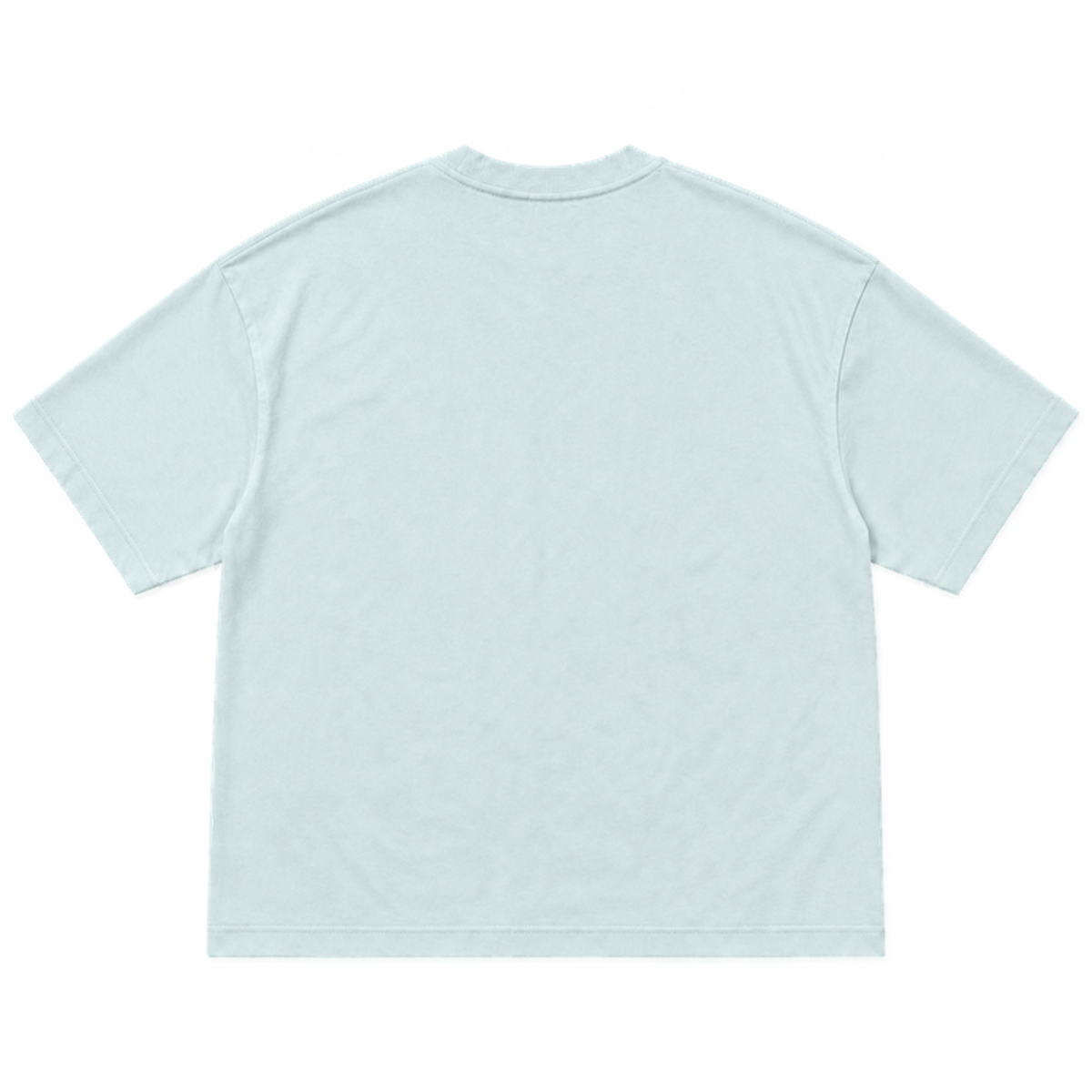 T-shirt FLOW coupe oversized, coloris menthe, vue de dos