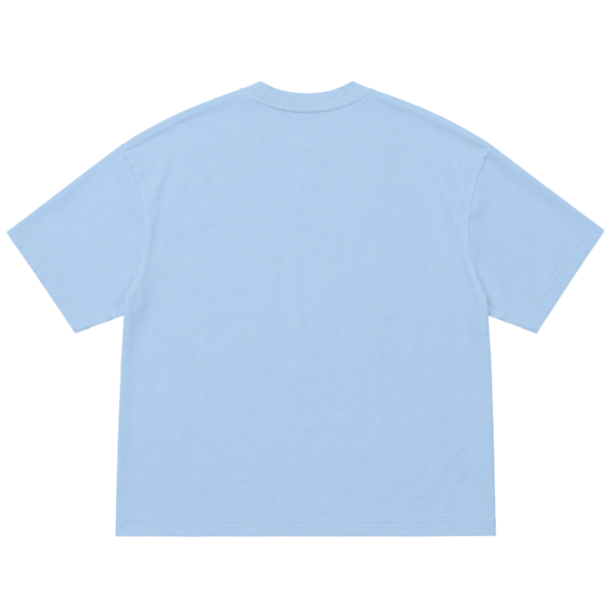 T-shirt FLOW coupe oversized, coloris bleu clair, vue de dos