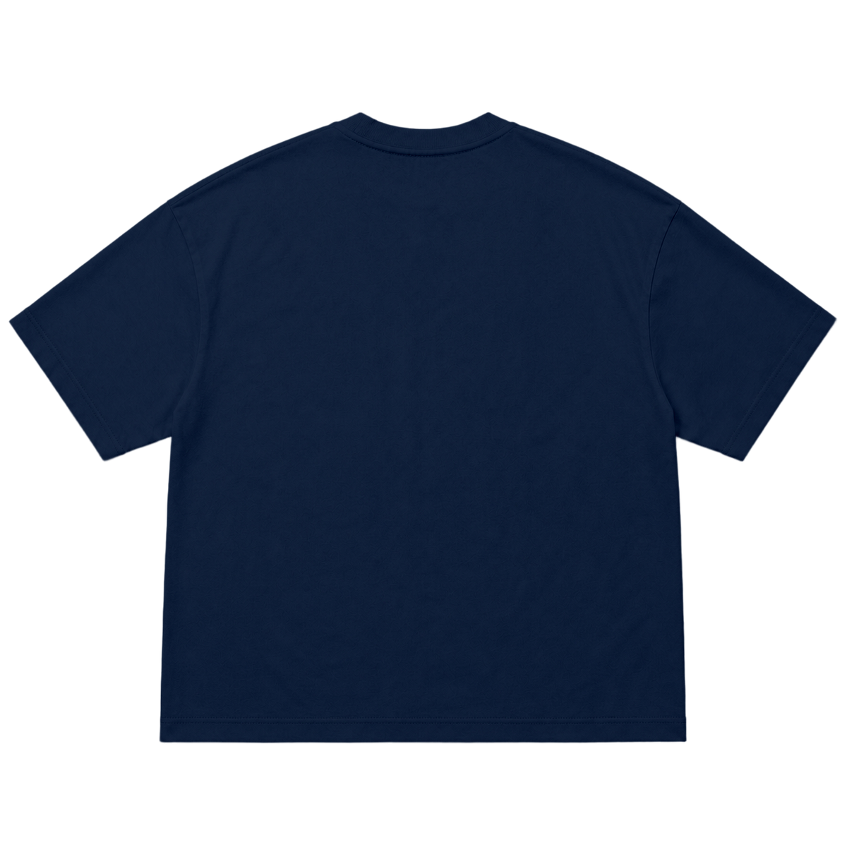 T-shirt FLOW coupe oversized, coloris marine fonce, vue de dos