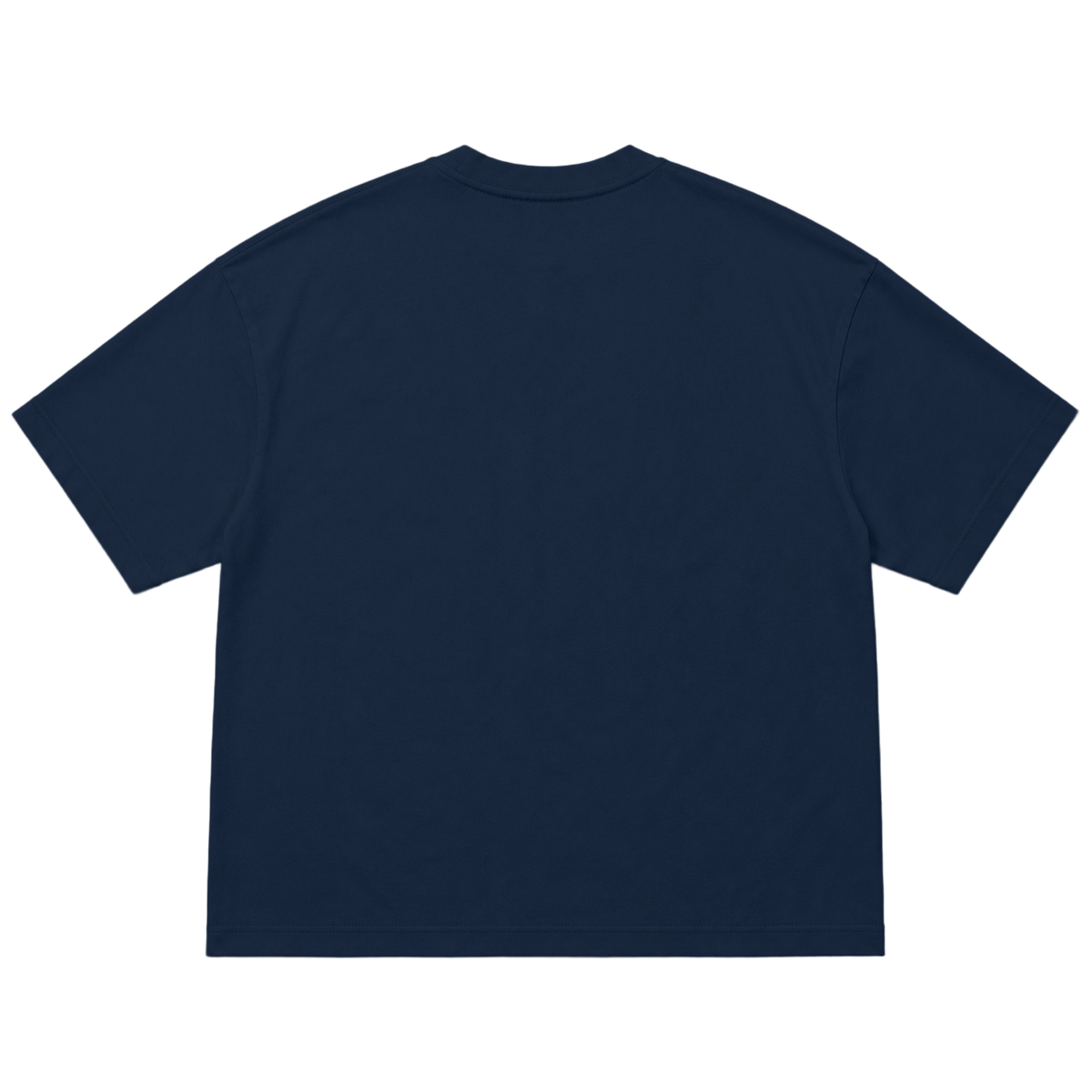 T-shirt FLOW coupe oversized, coloris bleu petrole, vue de dos