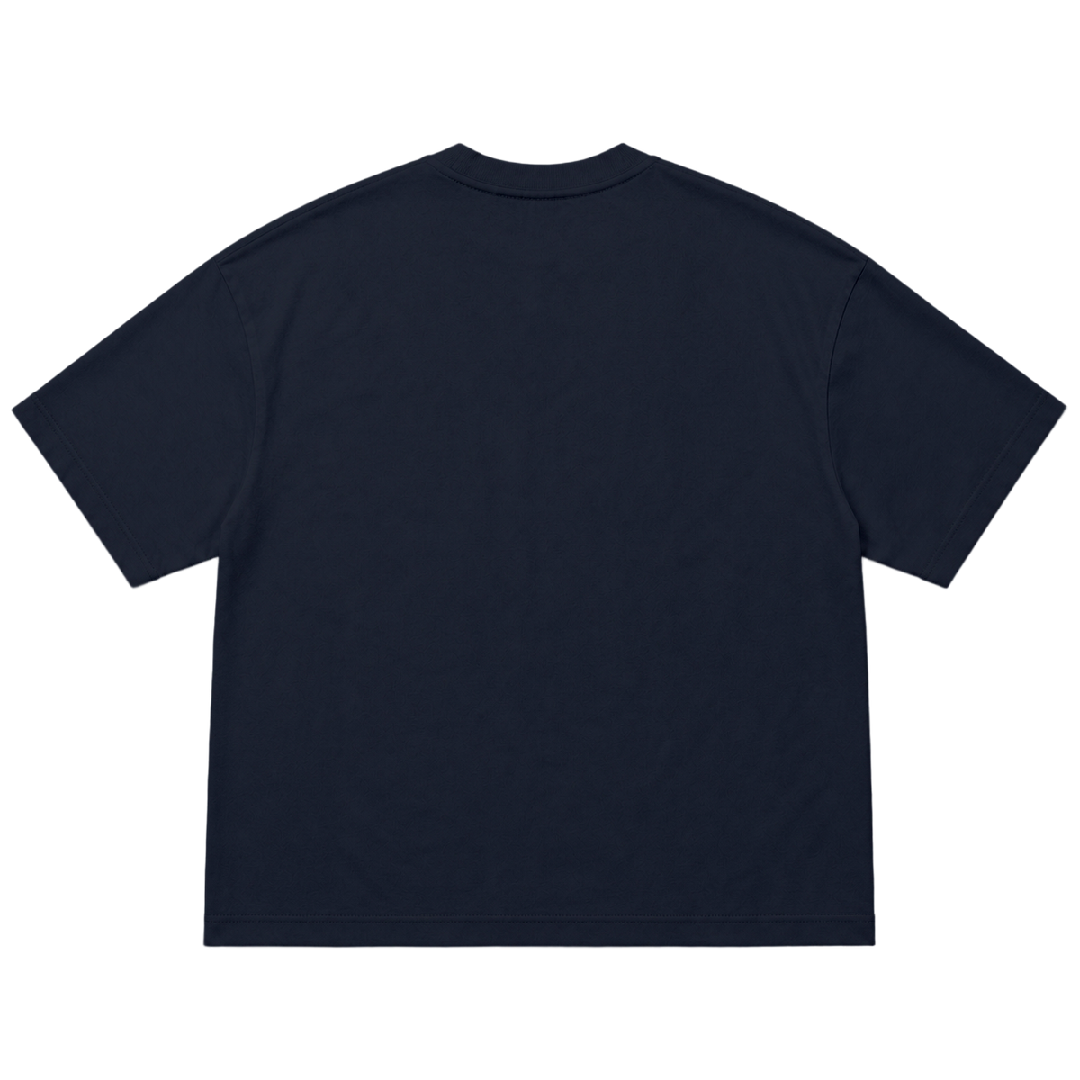 T-shirt FLOW coupe oversized, coloris marine profond, vue de dos