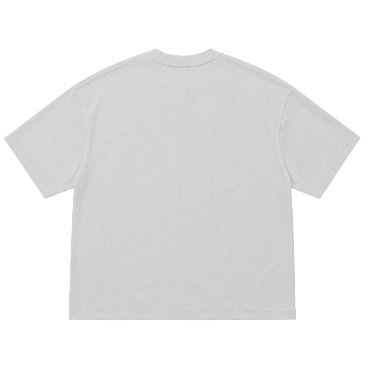 T-shirt FLOW coupe oversized, coloris gris froid, vue de dos