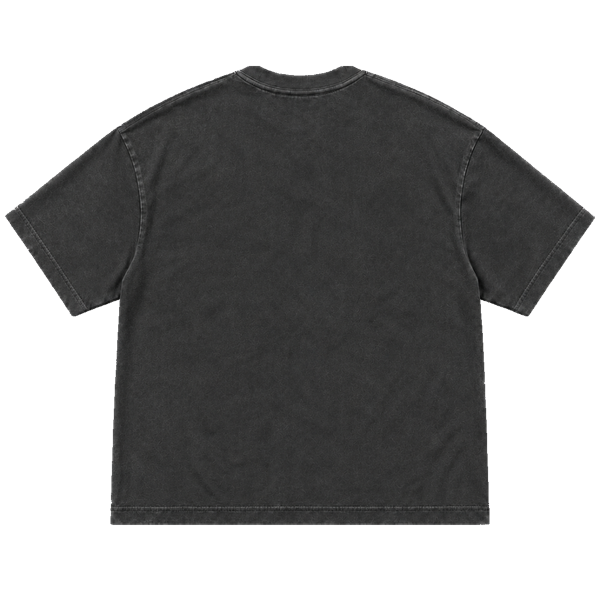 T-shirt FLOW coupe oversized, coloris gris fonce, vue de dos