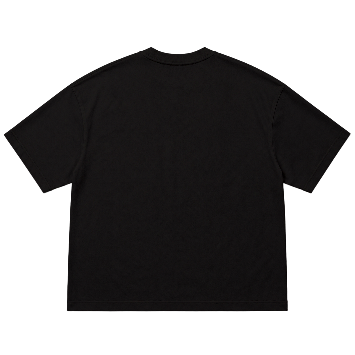 T-shirt FLOW coupe oversized, coloris noir, vue de dos