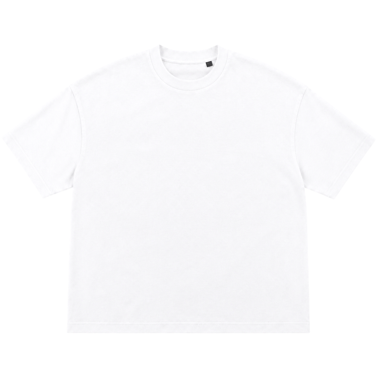 T-shirt FLOW coupe oversized, coloris blanc, vue de face