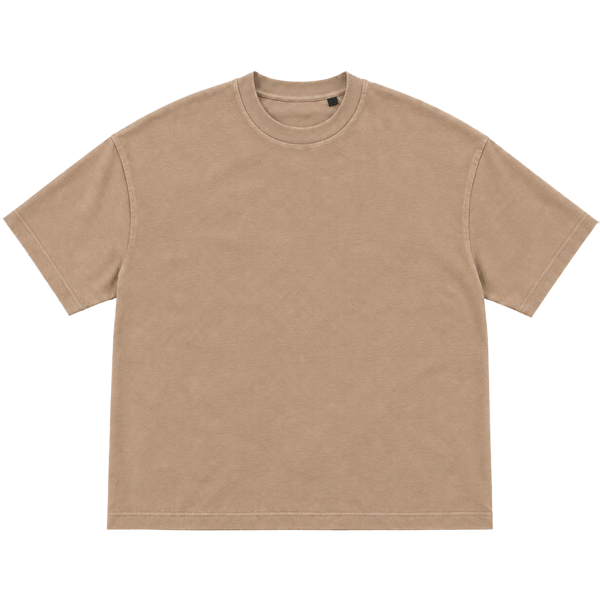 T-shirt FLOW coupe oversized, coloris taupe, vue de face