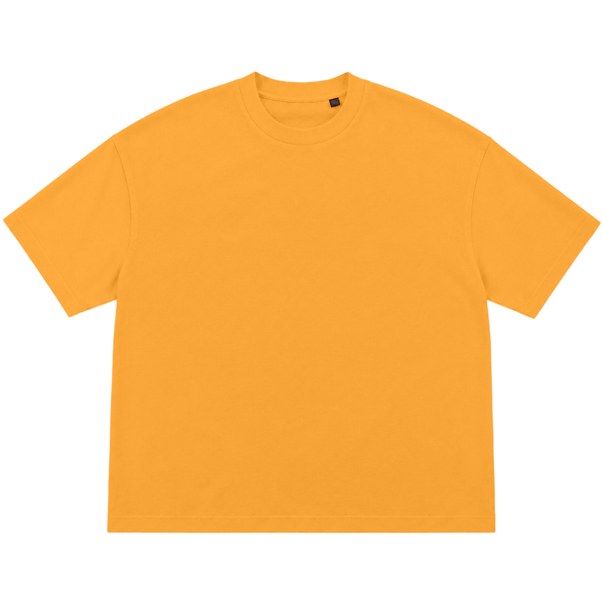 T-shirt FLOW coupe oversized, coloris orange, vue de face