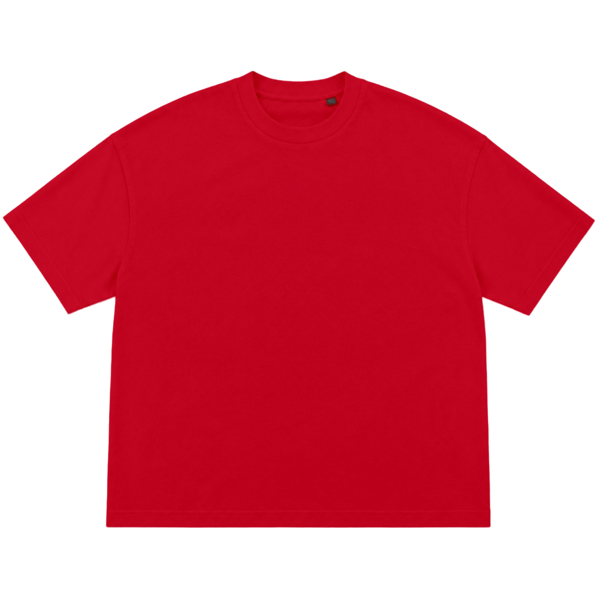 T-shirt FLOW coupe oversized, coloris rouge, vue de face