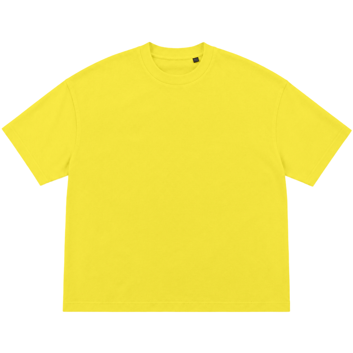 T-shirt FLOW coupe oversized, coloris jaune, vue de face