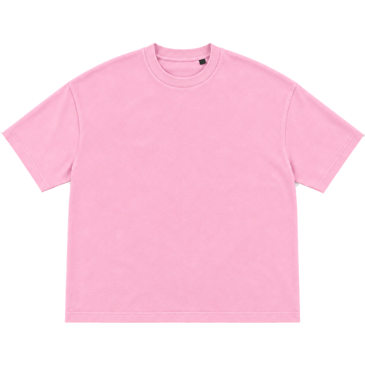 T-shirt FLOW coupe oversized, coloris rose clair, vue de face