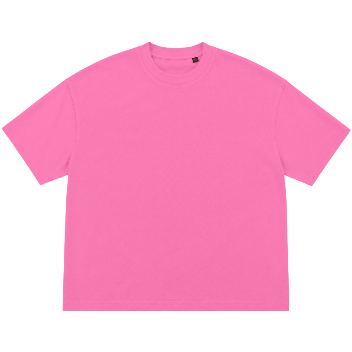 T-shirt FLOW coupe oversized, coloris rose, vue de face